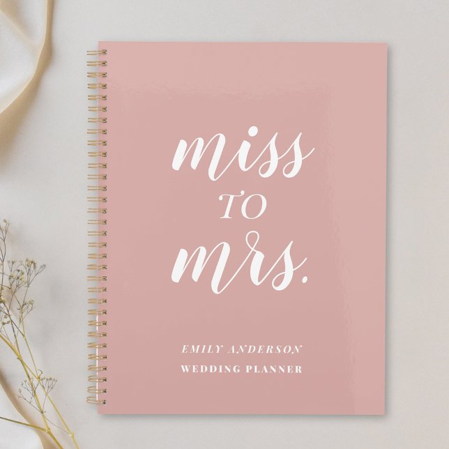 Dusty Rose Miss to Mrs. Wedding Planner (Creator Uploaded)