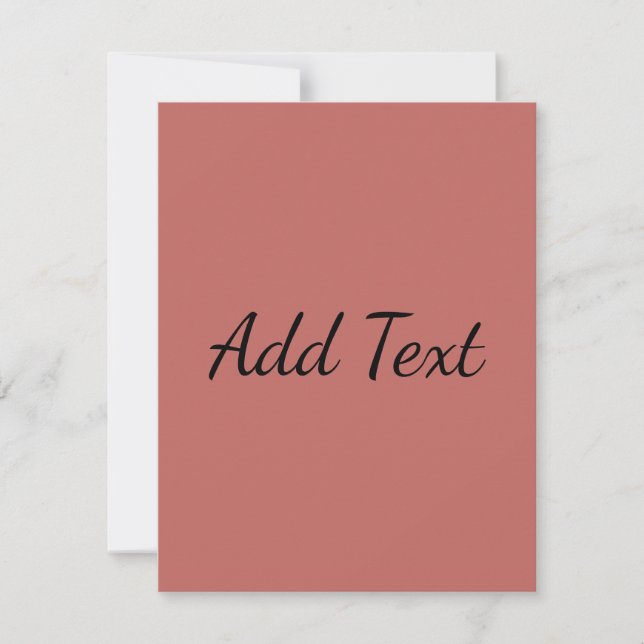 Dusty Rose Note Card (Front)