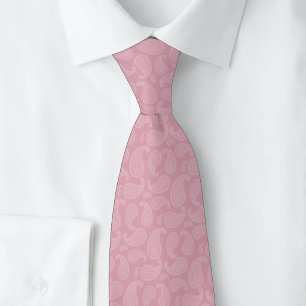Dusty Rose Paisley Neck Tie