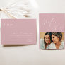Dusty Rose | Photo Maid of Honor Proposal Card