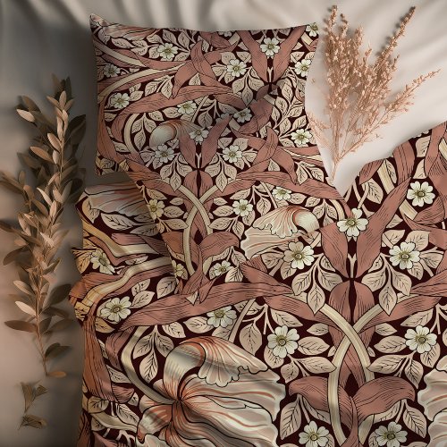 Dusty Rose Pimpernel Vintage William Morris Duvet Cover