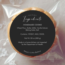 Dusty Rose Pink Bakery Ingredients