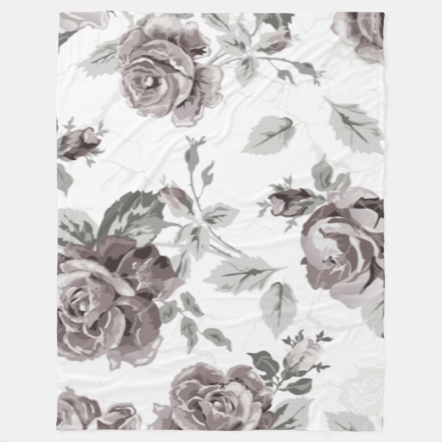 Dusty rose pink fleece blanket (Front)
