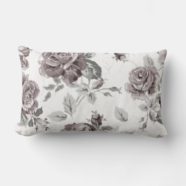 Dusty rose pink lumbar pillow (Front)