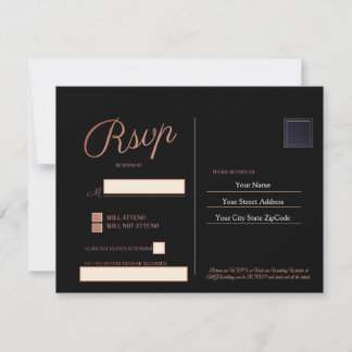 Dusty Rose Response Card