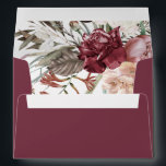 Dusty Rose Return Address on Back Flap Envelope<br><div class="desc">This A7 envelope is in a custom.</div>