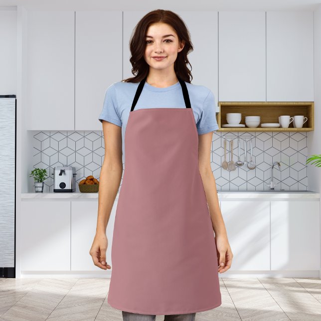 Dusty Rose Solid Color Apron (Creator Uploaded)