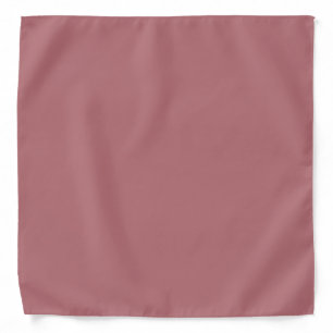 Dusty Rose Solid Color  Bandana