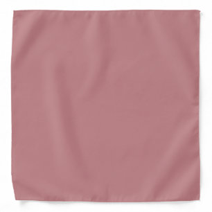 Dusty Rose Solid Color Bandana