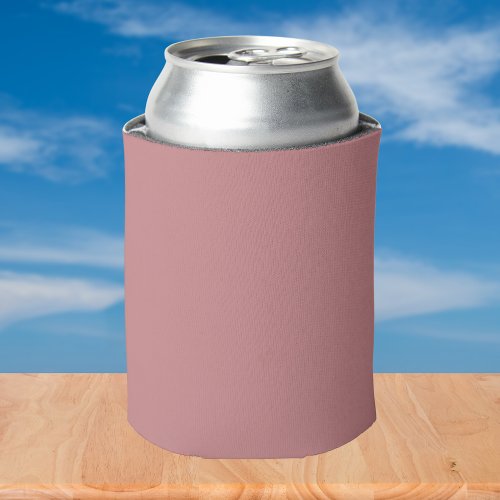 Dusty Rose Solid Color Can Cooler