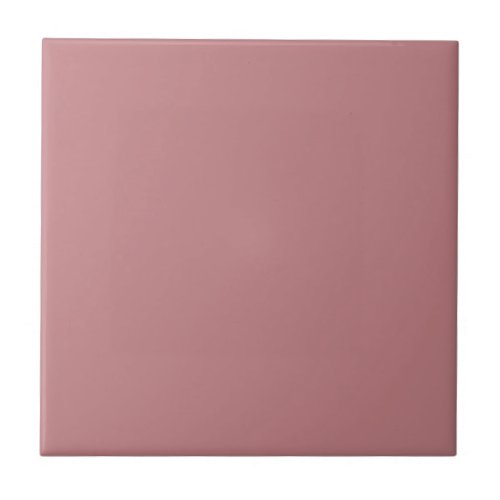 Dusty Rose Solid Color Ceramic Tile