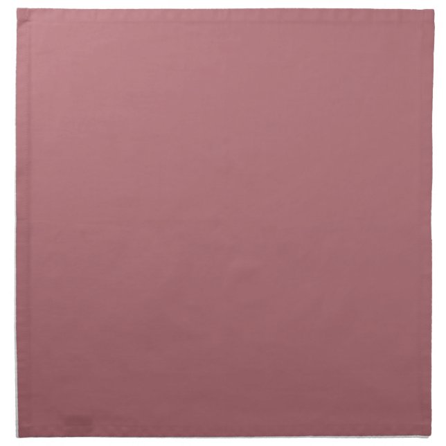Dusty Rose Solid Color  Cloth Napkin (Front)