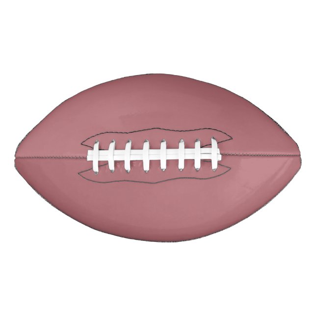 Dusty Rose Solid Color  Football (Front)