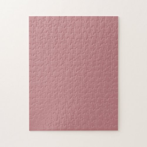 Dusty Rose Solid Color Jigsaw Puzzle