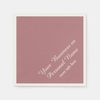 dusty rose solid color napkins