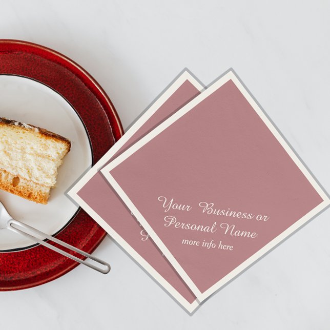 dusty rose solid color napkins (Creator Uploaded)