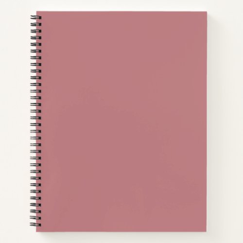 Dusty Rose Solid Color Notebook