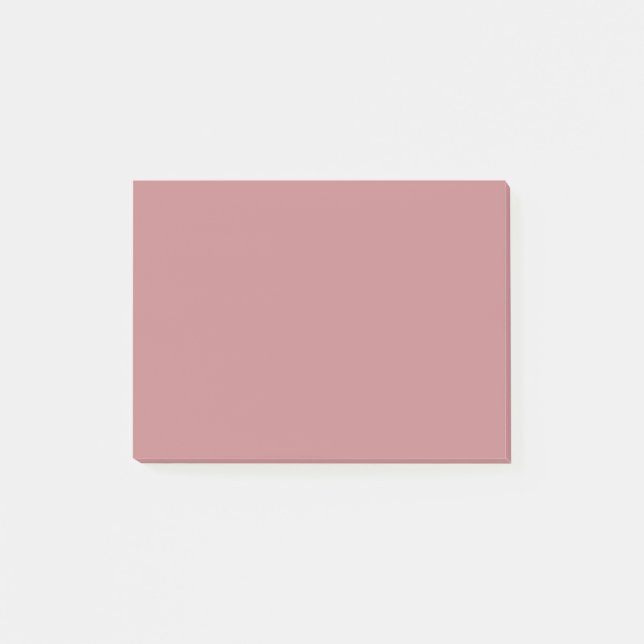 Dusty Rose Solid Color Post-it Notes (Front)