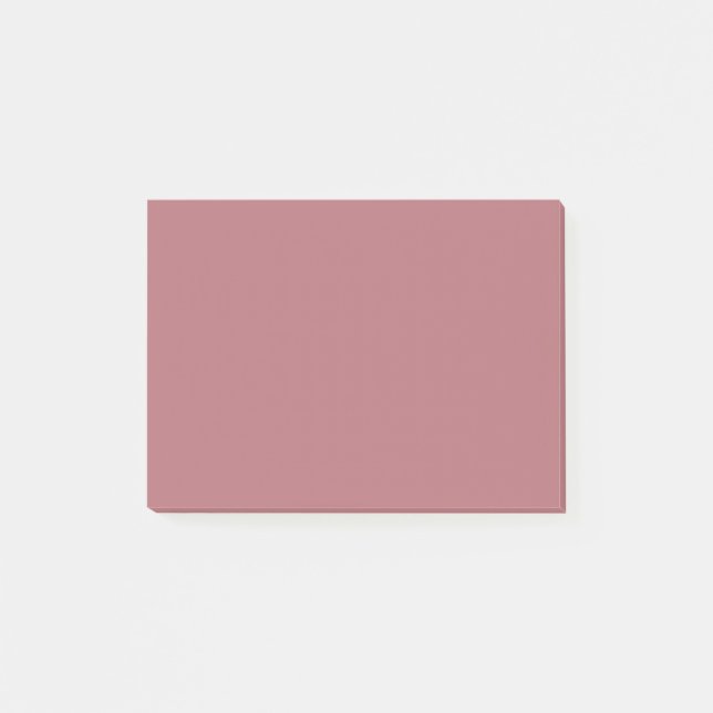Dusty Rose Solid Color  Post-it Notes (Front)