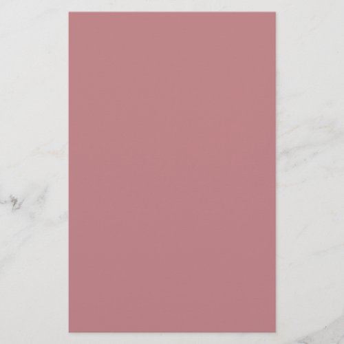 Dusty Rose Solid Color Stationery