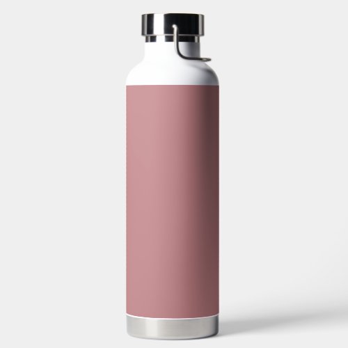 Dusty Rose Solid Color Water Bottle