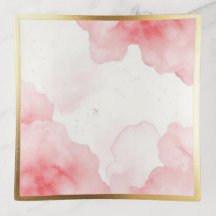 Dusty Rose Sprinkled Gold Trawl Organizer