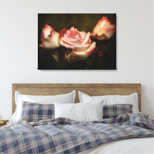 Dusty Rose Stretch Canvas Print
