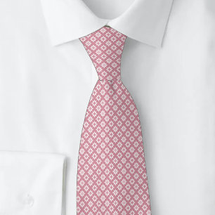 Dusty Rose Tiny Starburst Neck Tie