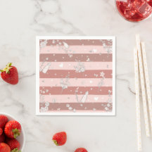 Dusty Rose Vintage Floral Baby Girl