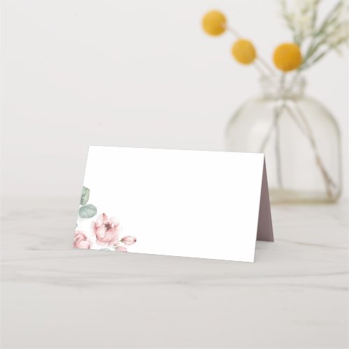 Dusty Rose Wedding Place Card