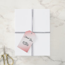 Dusty Rose Wedding Thank  You Gift Tags