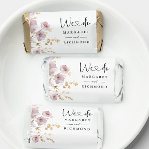 Dusty Rose Wildflower Floral Wedding Sweet Favors