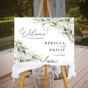 Dusty Sage Green Wedding Ceremony Foam Board