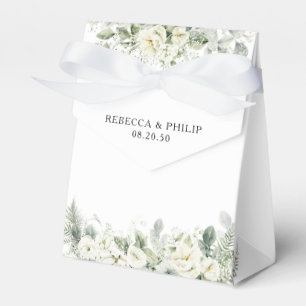 Dusty Sage Green Wedding Favor Boxes