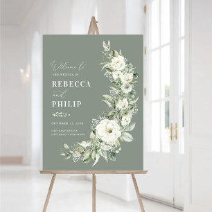 Dusty Sage Green Wedding Foam Board