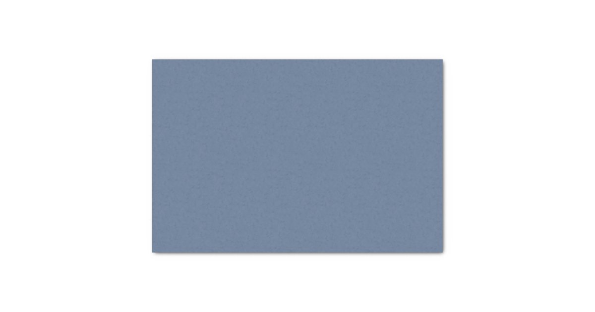 Dusty Slate Blue Tissue Paper | Zazzle