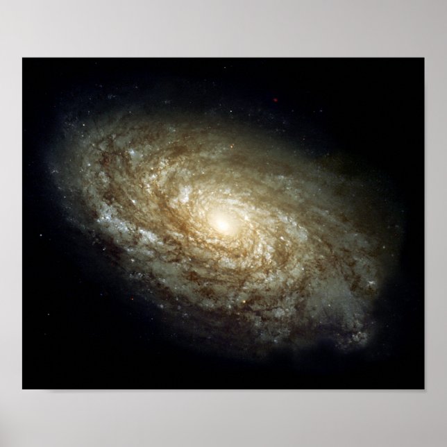 Dusty Spiral Galaxy Poster (Front)