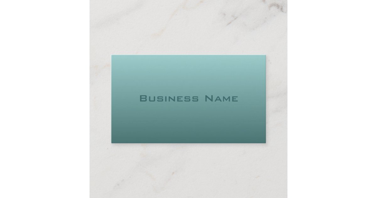 Dusty Teal Business Card