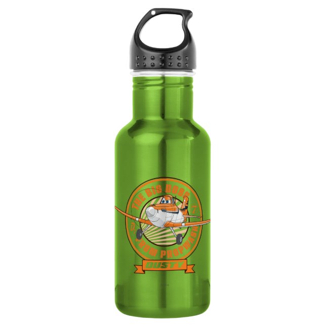 Dusty - The Big Boss from Propwash Water Bottle (Front)