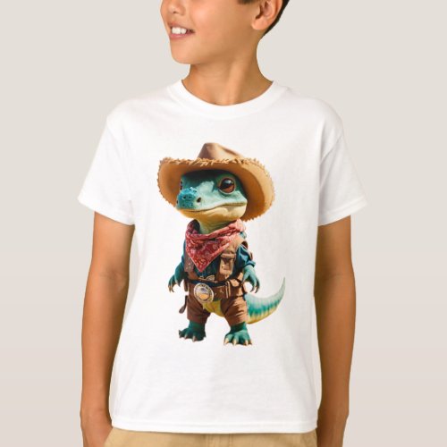 Dusty Trails The Adventures of Tiny Rex T_Shirt