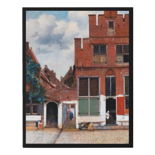 Dutch Alley Johannes Vermeer Faux Canvas Print
