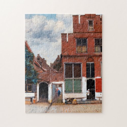 Dutch Alley Johannes Vermeer Jigsaw Puzzle