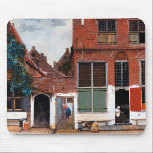Dutch Alley, Johannes Vermeer Mouse Pad