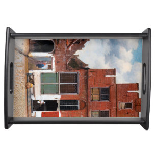 Dutch Alley, Johannes Vermeer Serving Tray