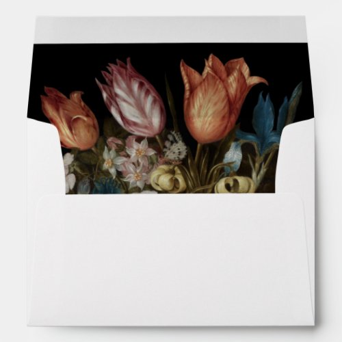 Dutch Ambrosius Bosschaert Floral Oil Painting Envelope