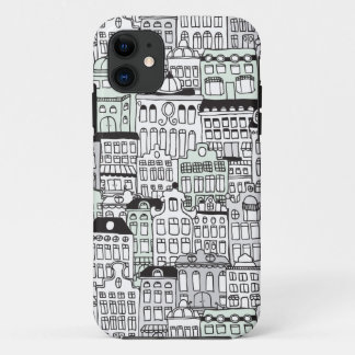 Dutch amsterdam illustration home pattern iPhone 11 case