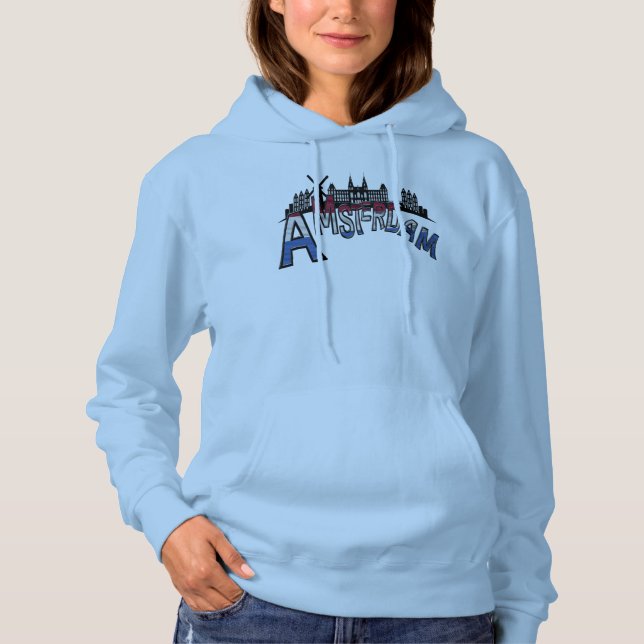 Dutch Amsterdam Souvenir Hoodie (Front)