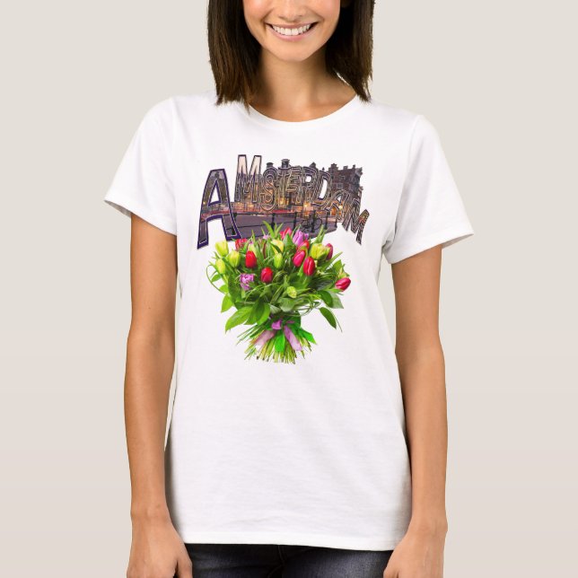 Dutch Amsterdam Souvenir T-Shirt (Front)