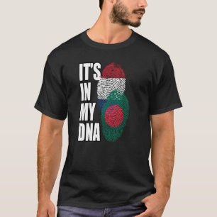 Dutch And Bangladeshi Mix DNA Flag Heritage T-Shirt