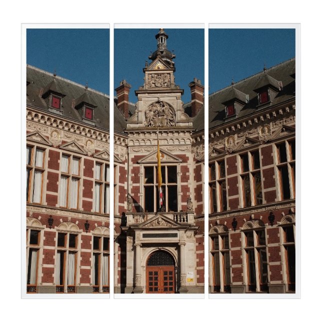 Dutch Architecture in Utrecht, Cool Photography Triptych (Front)